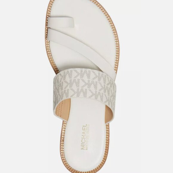 MICHAEL KORS PRATT FLAT SANDAL SIZE 7.5 - Picture 2 of 5